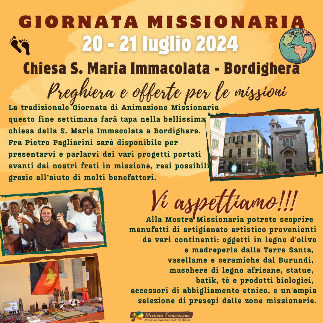 Giornata Missionaria a Bordighera